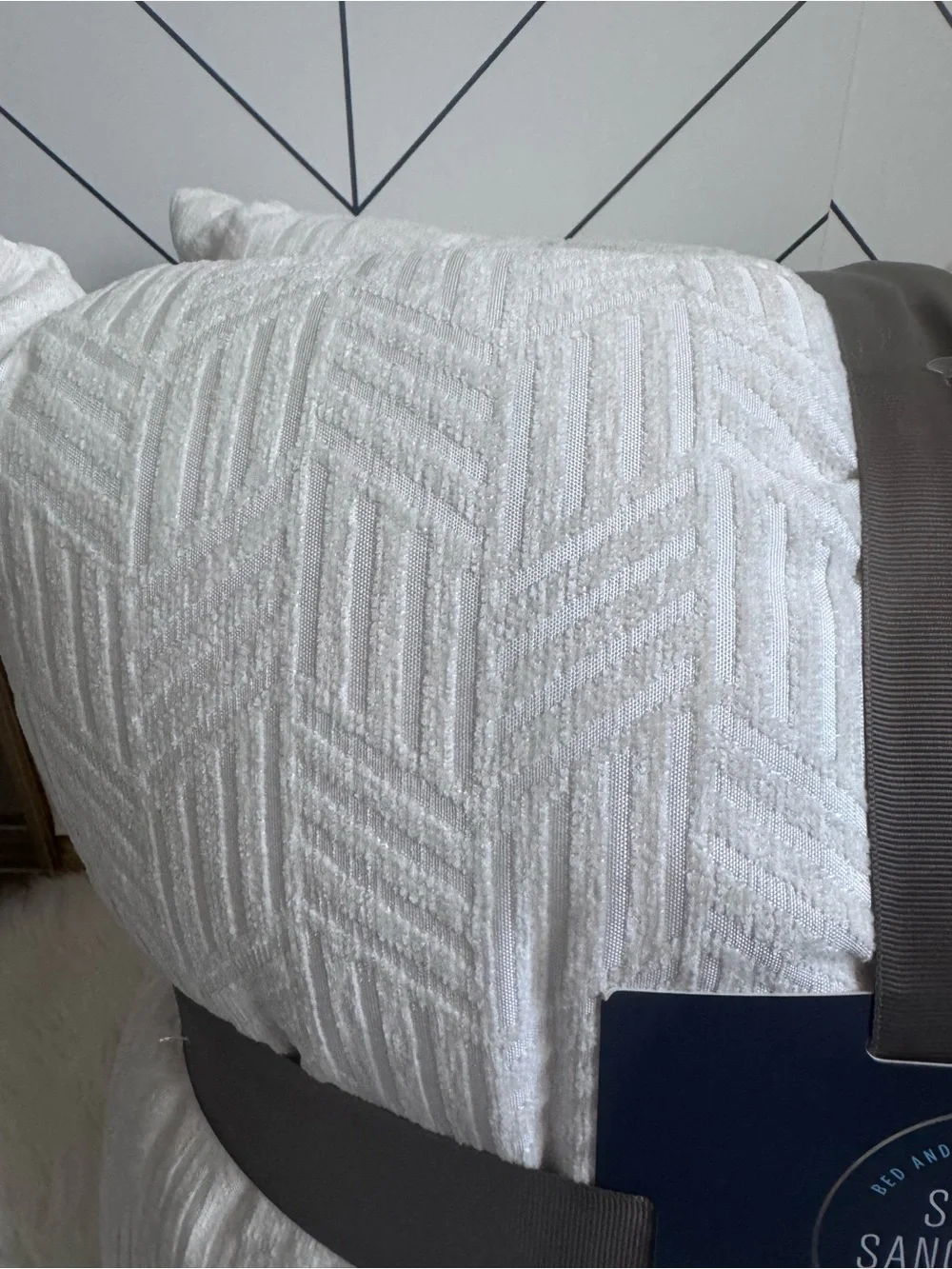Cream Decorative Throw Pillow - Set of 2